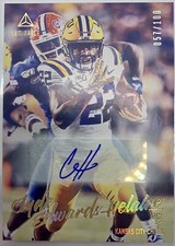 2020 Panini Luminance Clyde Edwards-Helaire Rookie Auto Gold #57/100 Chiefs LSU