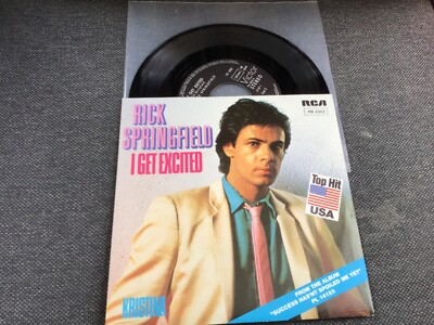 7  Rick Springfield / I get excited     mint  unplayed