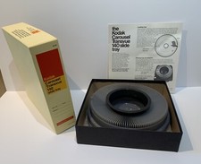 Vintage Kodak Carousel Transvue 140 Slide Tray With Box And Instructions