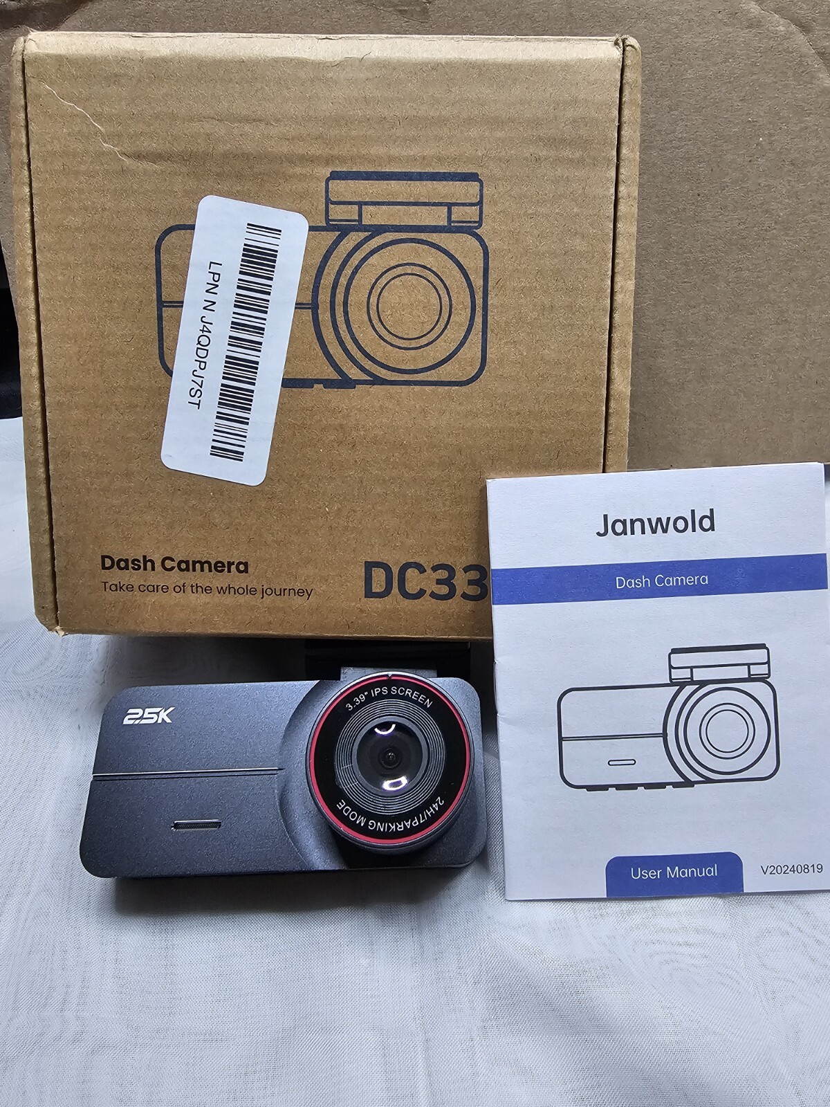 2.5K QHD Dash Cam with 3.39