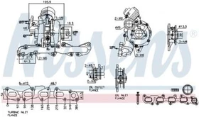 NISSENS Turbolader für AUDI A4 B8 Q5 A5 Allroad A6 C7 B9