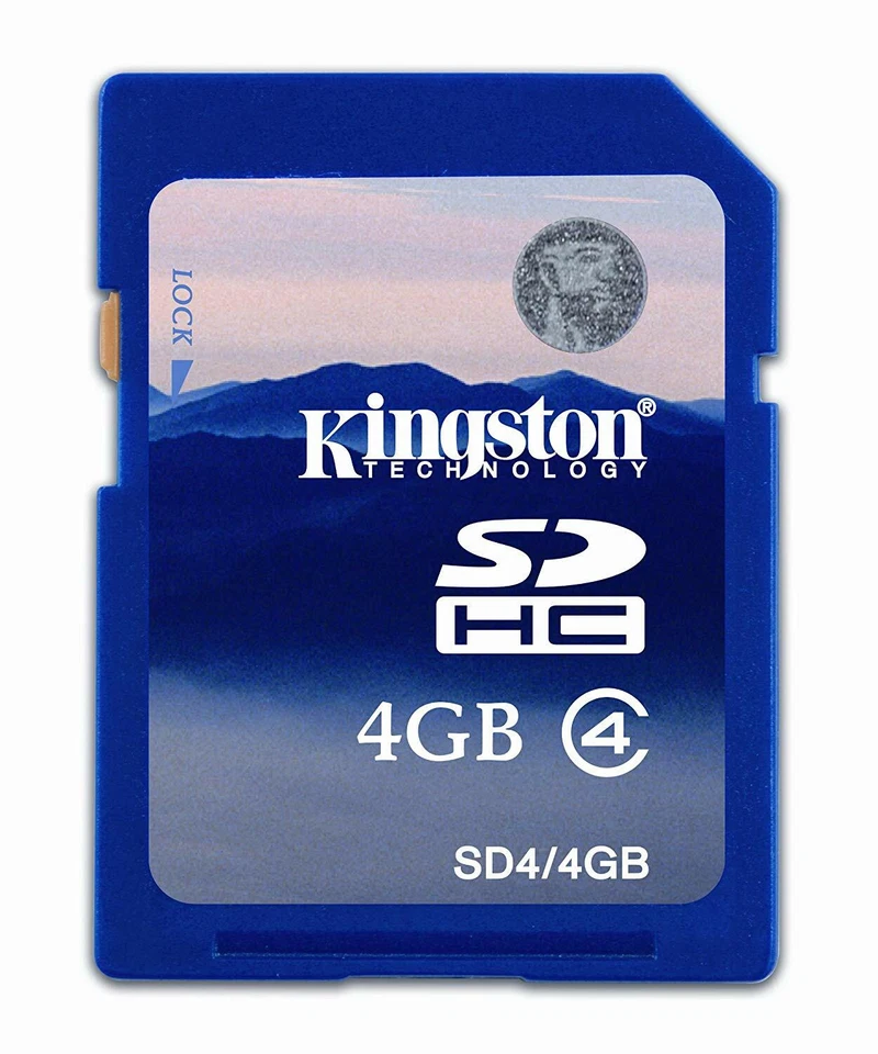 Kingston 4GB SDHC Secure Digital High Capacity Class 4 Card SD4/4GB for Camera  - Image 4 of 4