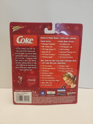 Johnny Lightning GMC DELIVERY VAN Coca Cola Santa Claus 1:64 Scale NIP - Picture 9 of 10