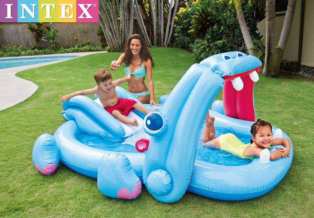 intex pirate play center inflatable pool with sprayer