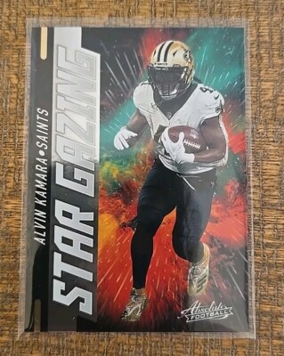 2021 Panini Absolute Star Gazing Alvin Kamara New Orleans Saints #SG12