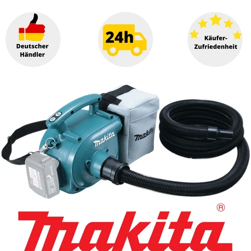 Makita DVC350Z Cordless Vacuum Cleaner External Extraction Blower Vacuuming Extraction