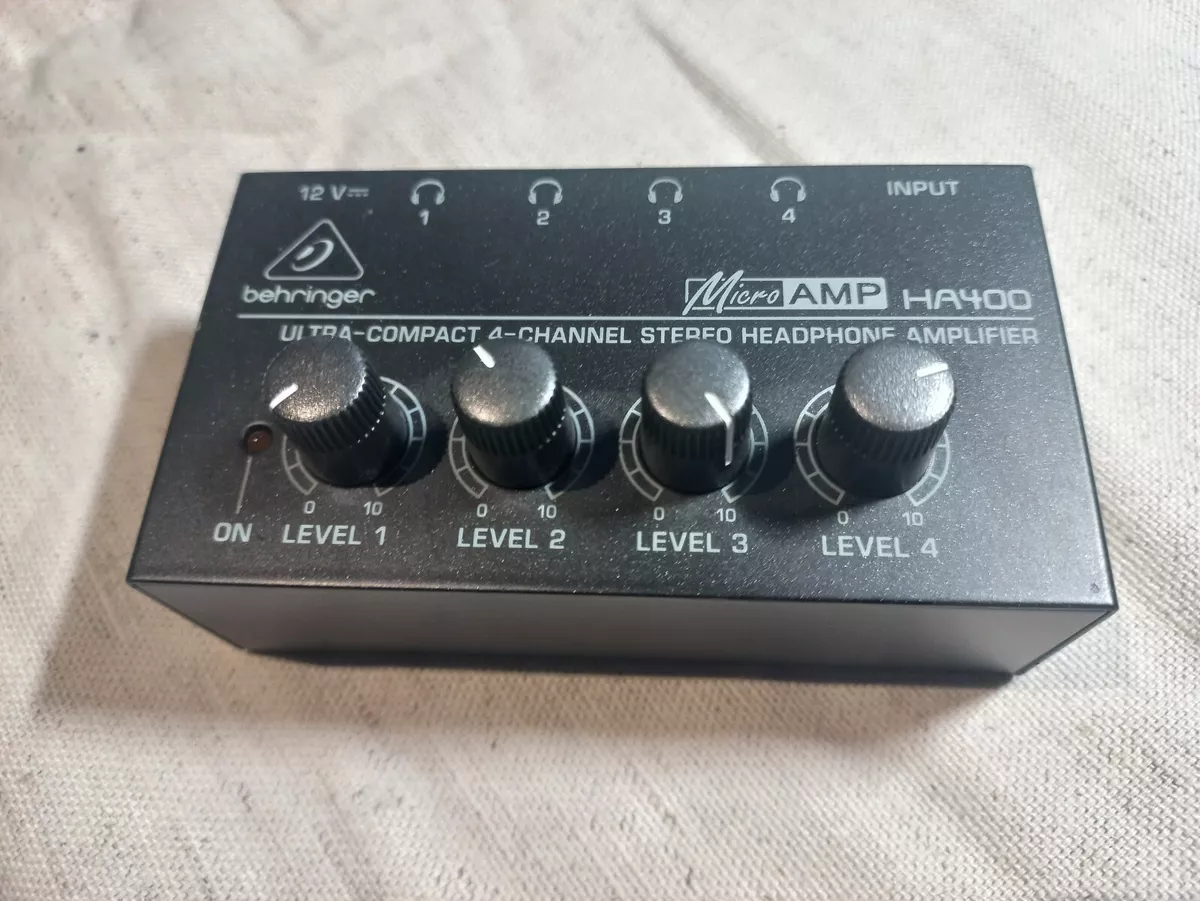 Behringer microamp ha400 hot sale