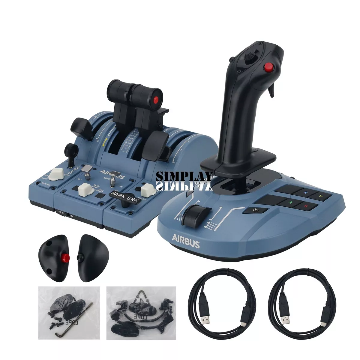 THRUSTMASTER Joystick TCA Officer Pack Airbus Edition : Réplique