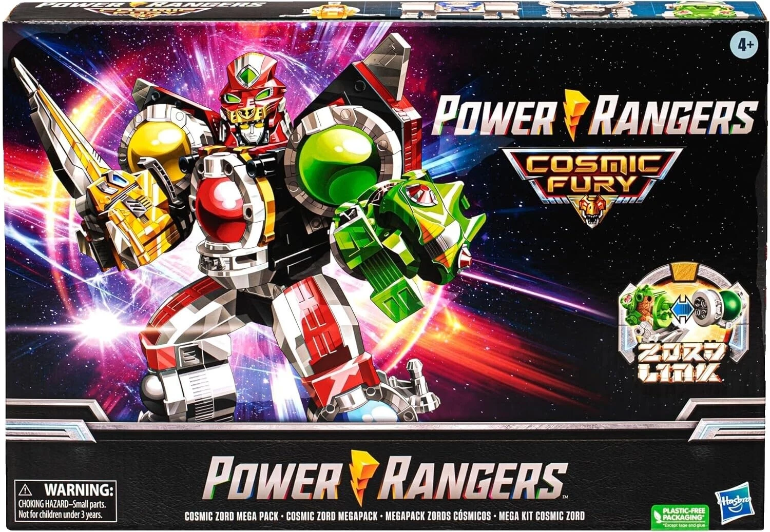 Figuras de acción Hasbro Megazord y accesorios