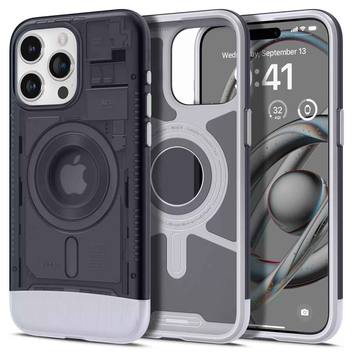 Classic essential iPhone 13 case clear - techair