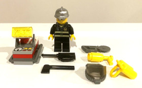 LEGO City Fire 7942 Off Road Fire Rescue 100% Complete with Minifigure