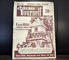 Vintage 1948 Easi-Bild Wood Pattern Swedish Bird House No. 10 - Unused