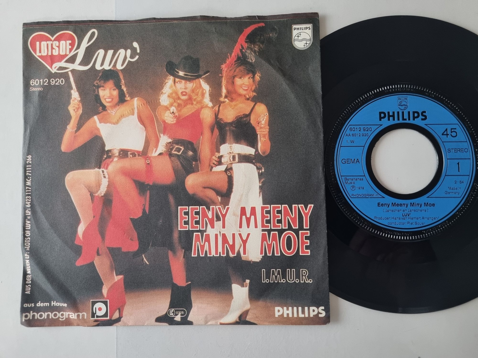Luv' - Eeny meeny miny moe 7'' Vinyl Germany