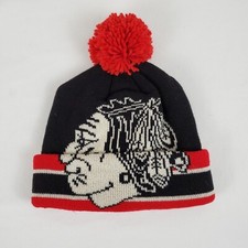 Chicago Blackhawks CCM NHL Big Logo Beanie Cuffed Pom Knit Winter Hat KR82Z, NWT