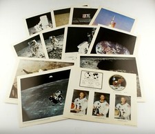 LOT 12 NASA APOLLO 11 Moon Landing Space Shuttle Program Art Print 14" x 11"