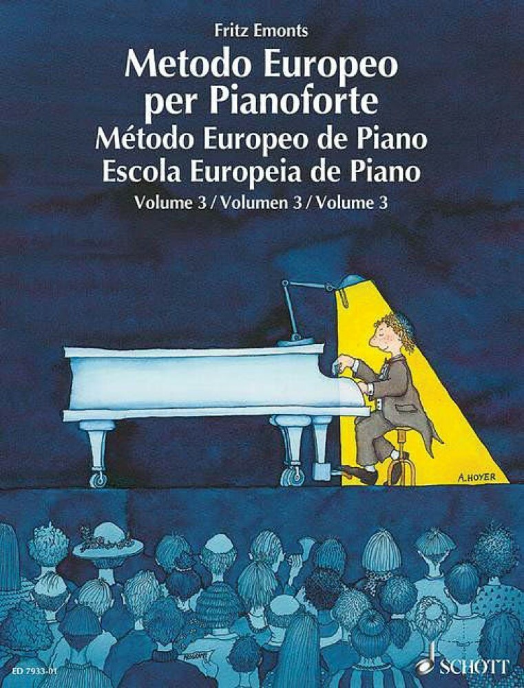 The European Piano Method (German)1~3 The European Piano Method Volume 3 - German French English