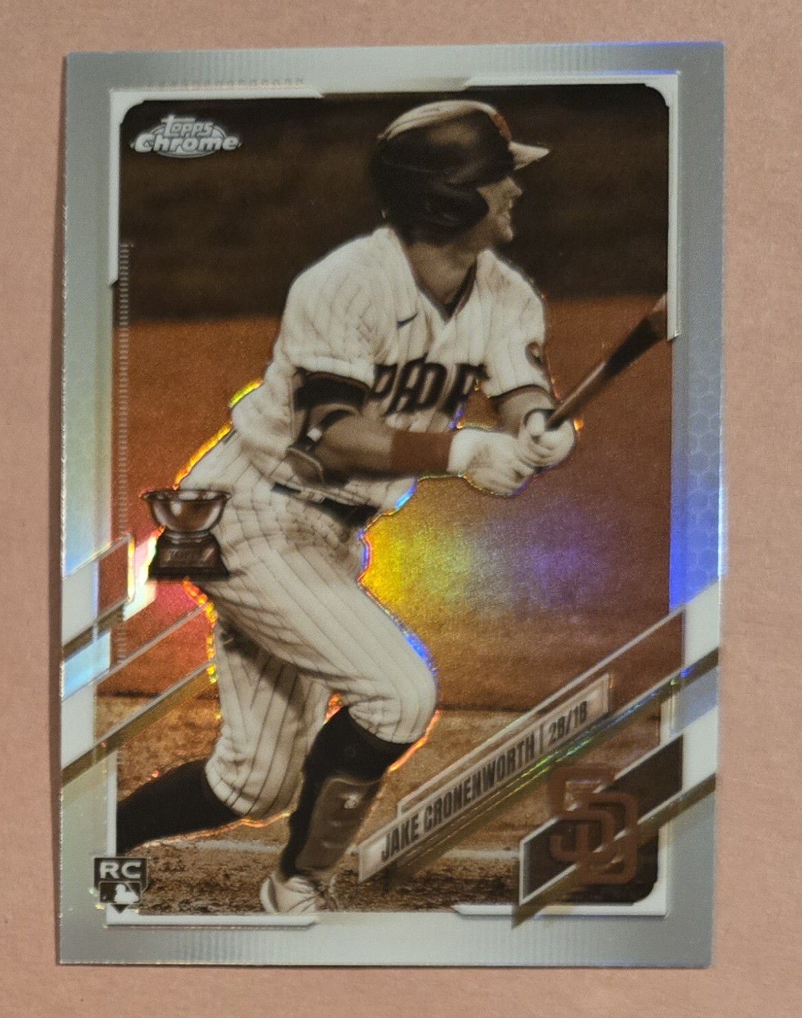 Jake Cronenworth 2021 Topps Chrome Sepia Refractor Rookie RC Card #49