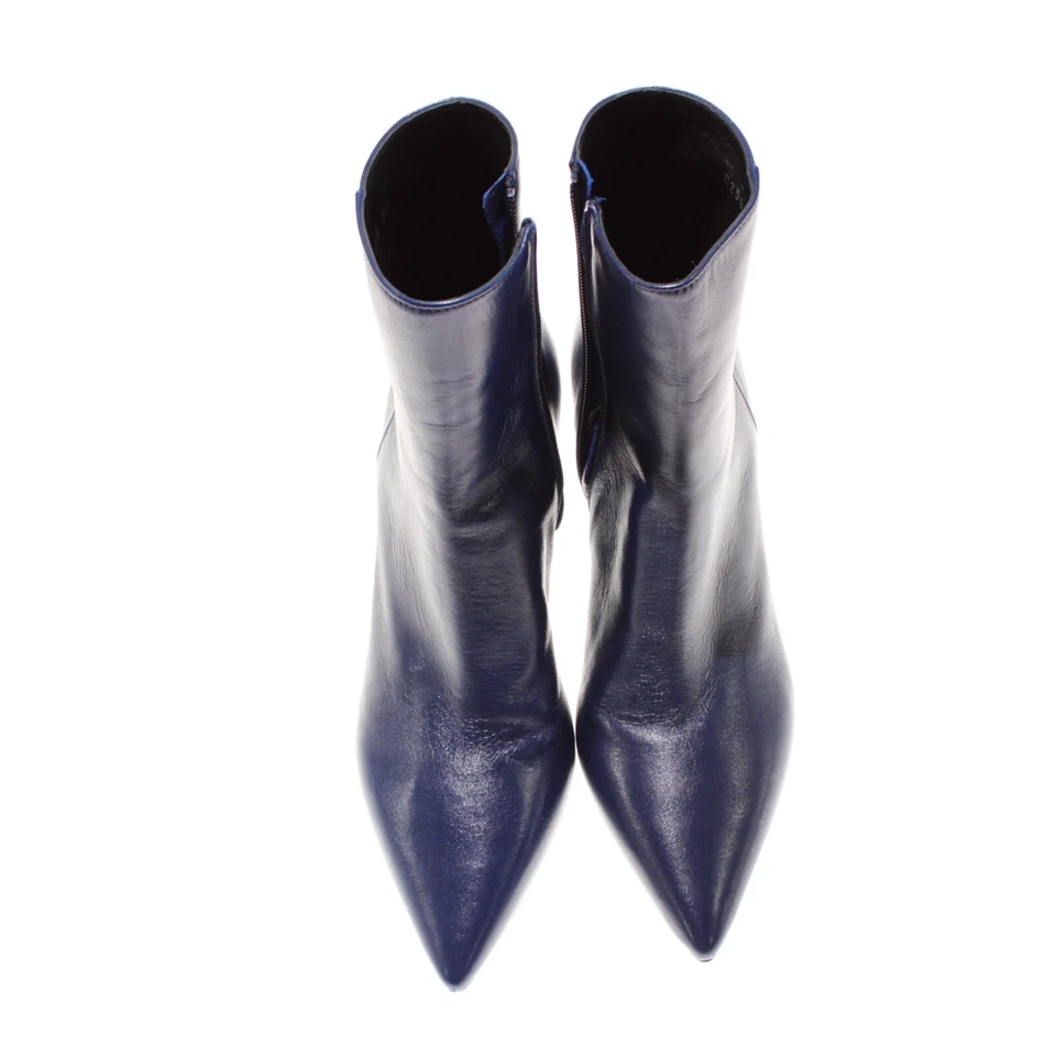 AGL NWB Botas de Tacón Alto Talla 39/9 EE. UU. En Azul Sólido Ide Bootie Foto 4 de 4