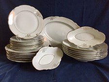 Antica Porcellana SELTMANN WEIDEN Servizio da 6 Piatto Piano Fondo Dessert 