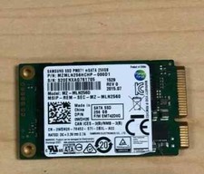 Lot of 5: 256GB mSATA SSD mixed major brands