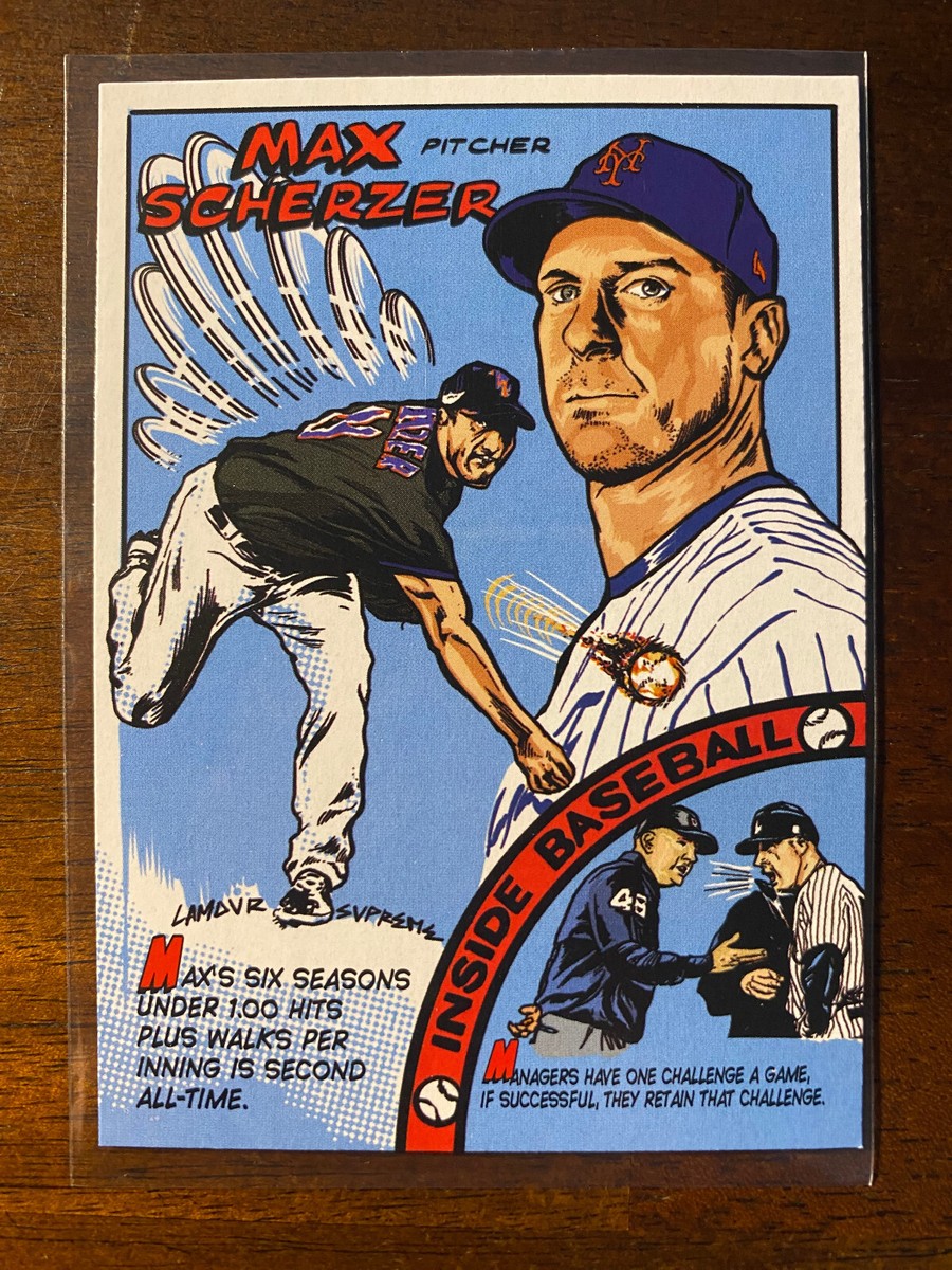 2023 Topps Archives Max Scherzer #79TC-5 Baseball Comics New York Mets