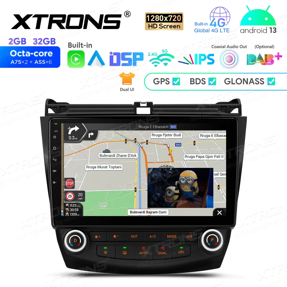 10.1" Android 14 8Core Car Stereo Radio GPS Navi 2+32G 4G LTE For Honda Accord - Image 2 of 4