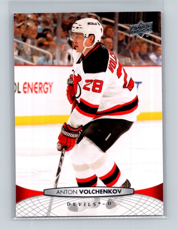 #91 Anton Volchenkov, New Jersey Devils 2011-12 Upper Deck NHL Hockey Base