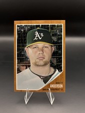 2011 Topps Heritage Chrome /1962 Brett Anderson #C86