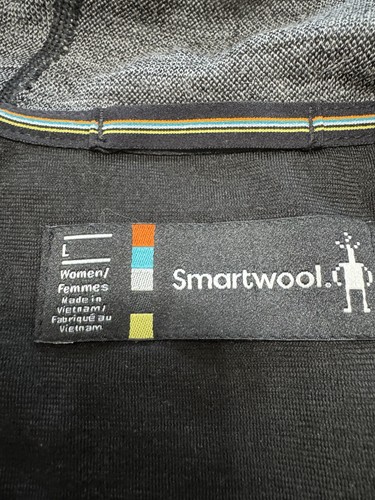 Smartwool Smartloft Jacket Women's Black Puffer Hybrid Size L - Picture 9 of 10