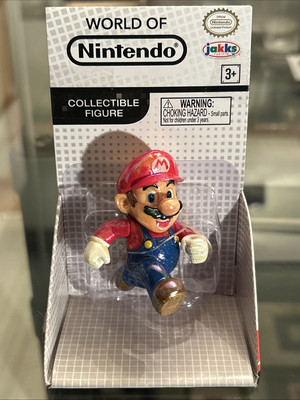 Star Power Mario Jakks  2.5  World Of Nintendo Super Mario NEW NIB   Figure