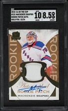 2015 UD The Cup Gold Foil Mackenzie Skapski ROOKIE PATCH AUTO 15/24 #151 SGC 8.5