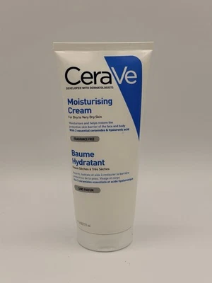 CeraVe Moisturising Cream Dry to Very Dry Skin Face Body Moisturizer 177ml
