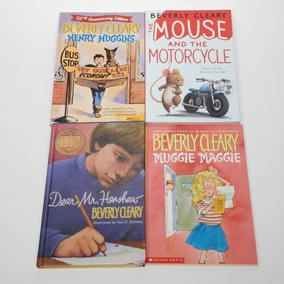Beverly Cleary Book Lot 4 Accelerated Readers Mouse Motorcycle Henry Mr. Henshaw