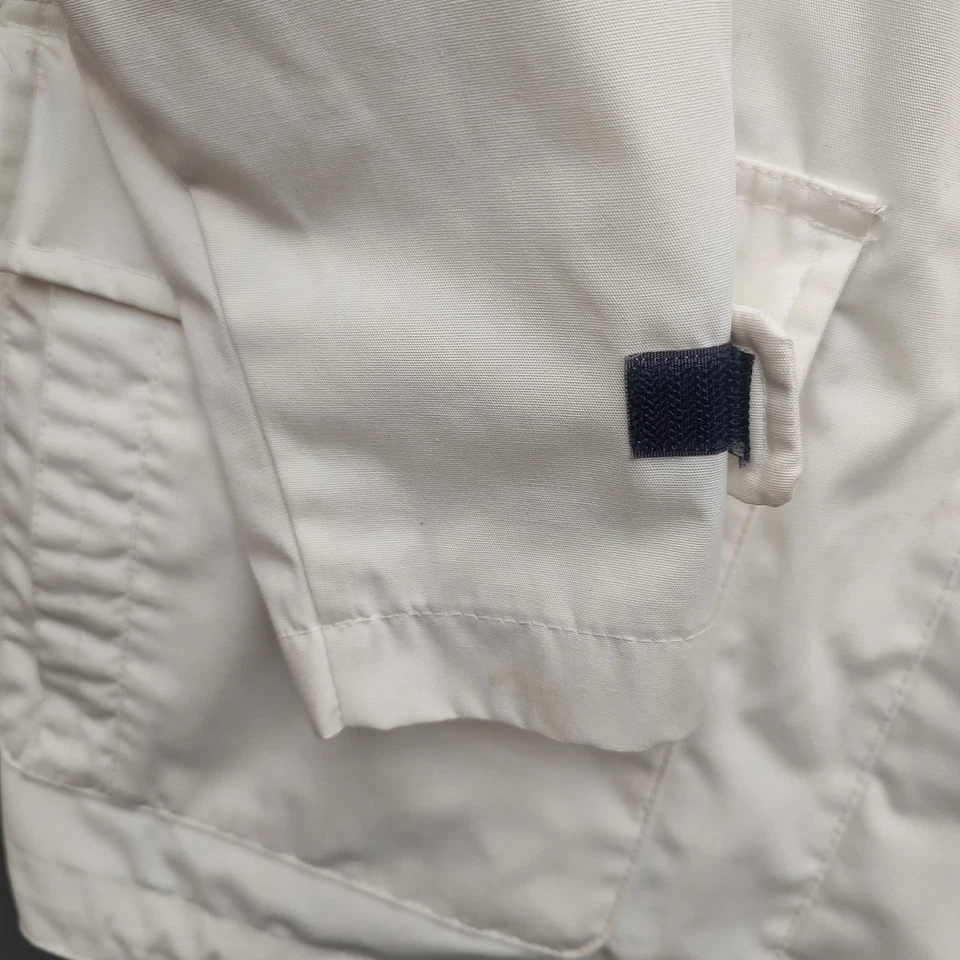 Chaqueta de lluvia blanca para mujer Pacific Trail Outdoor Wear pequeña mediana Foto 3 de 4