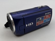 Sony Handycam Blue HDR-CX220 HD Camcorder 32X Extended Zoom - Tested