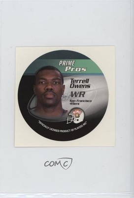 2001 King-B Collector's Edition Discs Prime Pros Terrell Owens #14 HOF 0au4