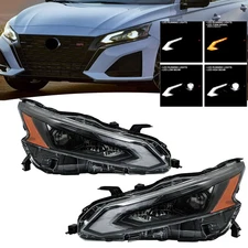 For 2023 2024 2025 Nissan Altima Full LED Projector Headlights Headlamps LH+RH