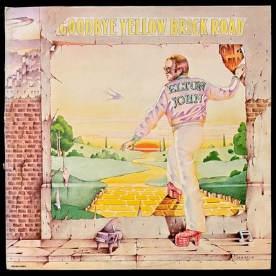 ELTON JOHN Goodbye Yellow Brick Road LP 1973 MCA2-10003 - VG+