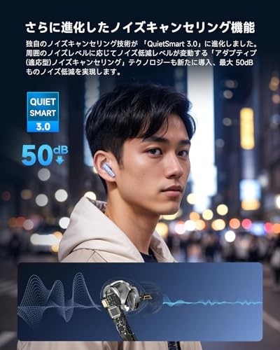 EarFun Air Pro 4 Earphones Bluetooth Adaptive Hybrid ANC QCC3091 purple TW600 - Picture 3 of 7