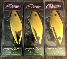 (3) Cotton Cordell Super Spot Lipless Crankbaits 1/2 oz Rattle Traps