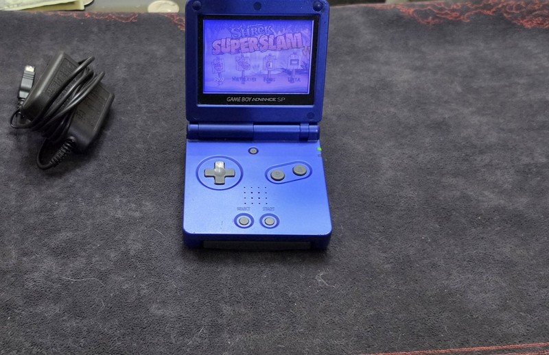Nintendo Game Boy Advance SP AGS-001 Cobalt Blue Handheld