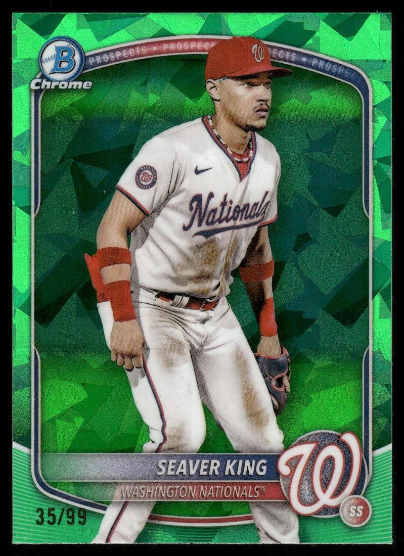 2025 Bowman Sapphire #BCP-93 Seaver King Chrome Green Refractor /99
