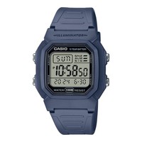 Uhr Casio W-800H-2AVES Vintage Silikon Blau Chrono Sub 100Mt