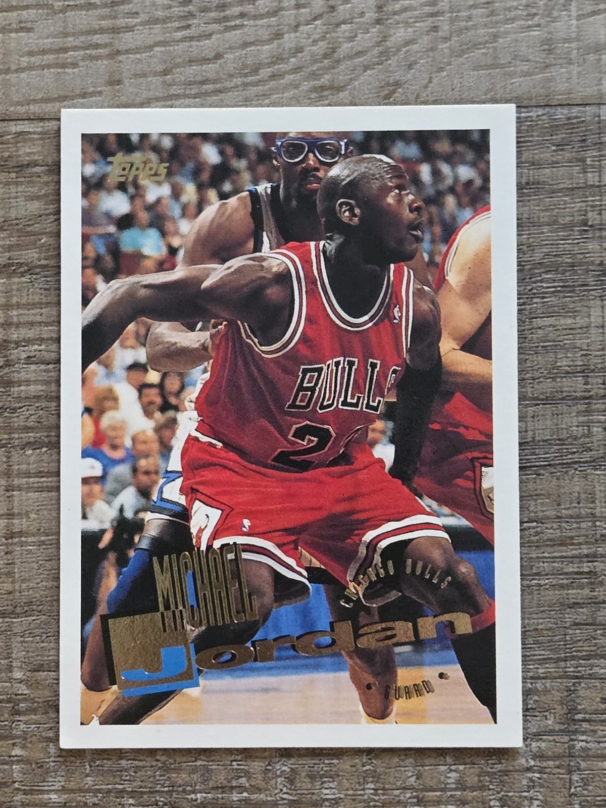 1995-96 Topps #277 Michael Jordan Basketball Card #GOAT  #HOF ~ Bulls