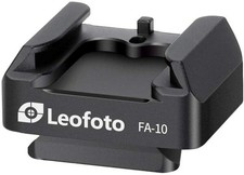 Leofoto FA-10 QR Plate for Cold Shoe and Hot Shoe Adapter