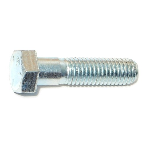 1/2"-13 x 2" Zinc Plated Grade 5 Steel Coarse Thread Hex Cap Screws - Picture 1 of 1