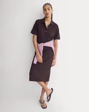 NWT Everlane Pique Polo Short-Sleeve Dress