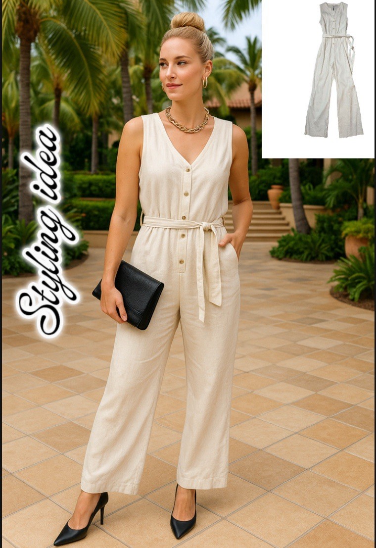 Sleeveless Jumpsuit White Calvin Klein Jumpsuit Calvin Klein White