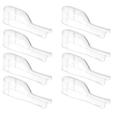 8Pcs Toothbrush Head Protective Caps Reusable Transparent PP Covers for Outdoors
