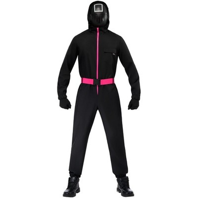 Rubies Official Squid Game Supervisor Deluxe Adult Costume, Adult Fancy Dress